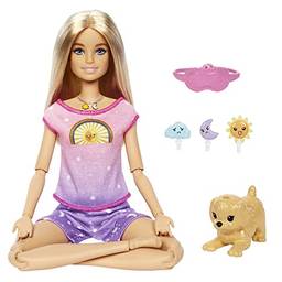 Barbie Boneca Medite Comigo Dia e Noite, Multicolor, HHX64