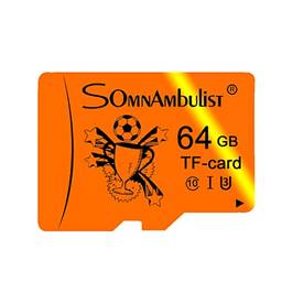Somnambulist Cartão Micro SD Card 64GB TF Card de Velocidade de Vídeo C10 Certificação Desempenho A1 Aplicativo (Trophy 64GB?