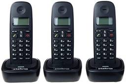 intelbras Telefone sem Fio com 2 ramais adicional TS 2513, TS, Preta, Único