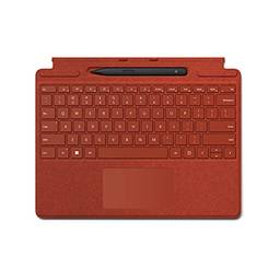 Microsoft Teclado Surface Pro Signature com Microsoft Surface Slim Pen 2 – Vermelho papoula