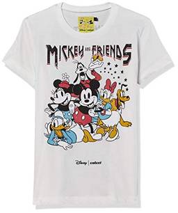 Camiseta Estampa Disney Colcci Fun, Meninas, Off Shell, 16