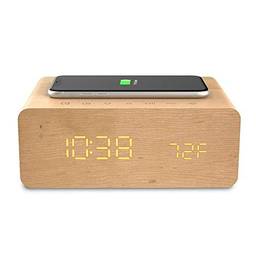 Relógio Despertador digital Charge Time ION com Carregador para celular integrado e transmissão de áudio sem fio - Bivolt
