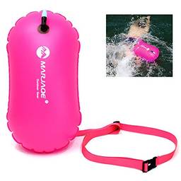 Pacote de natação, Romacci Saco de natação inflável Airbag de PVC à prova d'água para mergulho com snorkel e boia salva-vidas