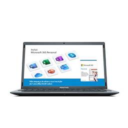 Notebook Positivo Motion C4128E Intel® Celeron® Dual-Core™ Windows 10 Home SSD 14" - Cinza - Inclui Microsoft 365*