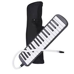 Strachey 32 chaves do piano Educação Melodica Instrumento Musical para Beginner Crianças presente das crianças com bolsa de transporte preta