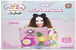 Kit Almofada Rosa para Boneca - Paula Stephânia, Estrela