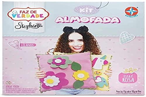 Kit Almofada Rosa para Boneca - Paula Stephânia, Estrela