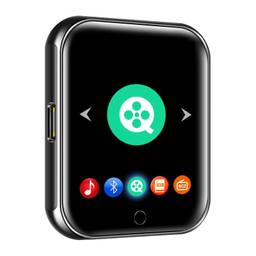 RUIZU M8 Bluetooth MP4 Player com alça destacável Touch Screen Mini MP4 Relógio de Pulso Suporte Rádio FM, Gravador, E-Book, Vídeo (32 GB)