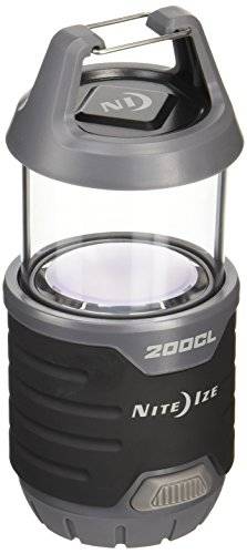 Nite Ize Radiant 200 lanternas dobráveis + lanterna, lanterna LED de 200 lúmens conversível para lanterna