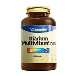 Diarium Multivitamínico - 60 Cápsulas, VitaminLife
