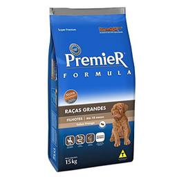 Ração Premier Fórmula para Cães Filhotes de Raças Grandes Sabor Frango, 15kg Premier Pet Raça Filhotes,
