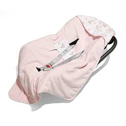 Manta Para Bebê Conforto E Carrinho Mami Com Capuz Contem 01 Un, Papi Textil, Primavera, 85cm x 75cm