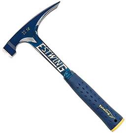 Estwing Bricklayer's/Mason's Hammer - Ferramenta alvenaria de 650 ml com construção de aço forjado e cabo de redução de choque - E6-22BLC, azul