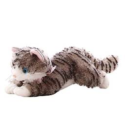 Simulação de brinquedo de pelúcia boneca filhote de cachorro gato poodle bonito para enviar as crianças agarram presente