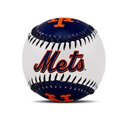 Franklin Sports MLB New York Mets Team Baseball – Bolas de beisebol macias com logotipo da equipe MLB – Brinquedo de beisebol para crianças – Ótima decoração para mesas e escritório