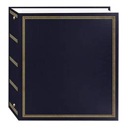 Álbum de fotos Pioneer TR-100/BK magnético com 3 anéis, 100 páginas, preto, Tradicional, Azul marinho, 1