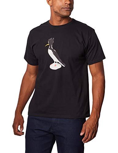 Camiseta Estampada Pica Pau Pinguim, Preto, P