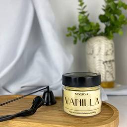 Vela Aromatica Perfumada Aroma de VANILLA BAUNILHA 145g - MINERVA CANDLES