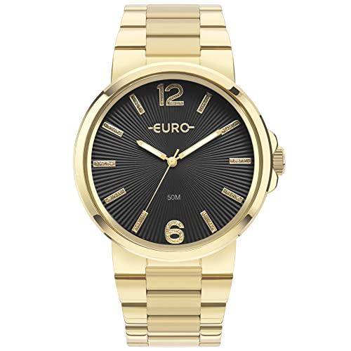 Relógio Euro Feminino Glitz Dourado - EU2033BP/4P