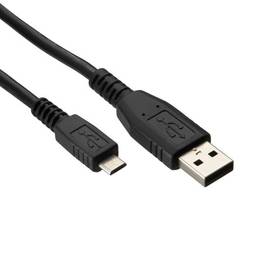 Cabo USB 2.0 para Micro USB Plus Cable PC-USB1804 Preto - 1.8Metros