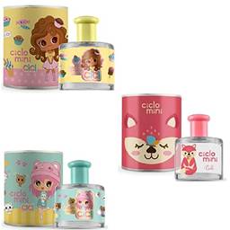 Perfume Infantil Raposete Bela Mel Kit 3 Un