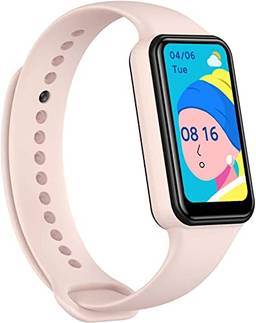Amazfit Band 7 Global Version Smart Wristband com tela AMOLED HD grande de 1,47" 120 Modos esportivos Monitoramento de oxigênio Sangue 24H Alexa Bateria interna de 18 dias de duração (Pink)