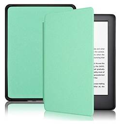 Capa Kindle 10ª geração com iluminação embutida – Função Liga/Desliga - Fechamento magnético - Cores (Verde Menta)