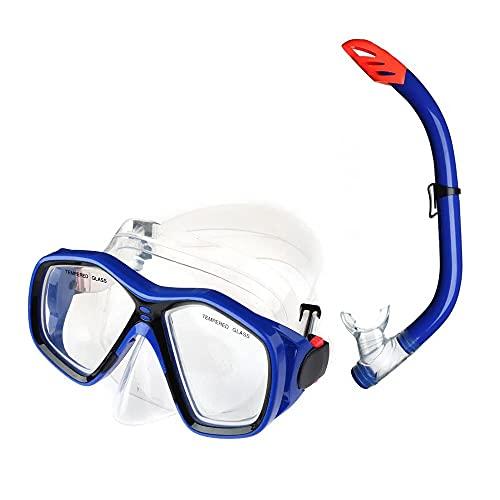 Kit Mergulho Máscara e Snorkel Juvenil Azul - ES379, Multilaser, Multicor