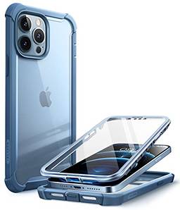 Capa i-Blason Ares para iPhone 13 Pro Max 6,7 Pol. (2021), capa resistente com protetor de tela integrado (Azul)