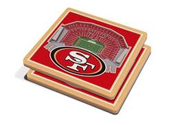 YouTheFan Porta-copos NFL San Francisco 49ers 3D StadiumView - Levi's Stadium
