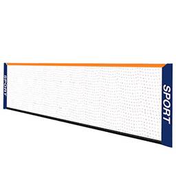 Newmind Rede de malha de nylon durável de substituição portátil para badminton, tênis, pickleball, vôlei, treinamento para ambientes internos e externos, esportes de quintal – 3,1 m