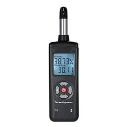 Digital LCD Thermo-Hygrometer Termômetro Higrômetro Medidor de Temperatura e Humidade Psychrometer Wet Bulb Dew Point Temperature Detector
