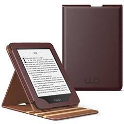 Capa Novo Kindle Paperwhite a prova D'água WB ® Premium Vertical Auto Hibernação (Marrom)