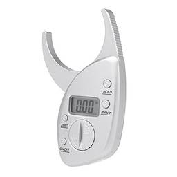 Adipômetro, Romacci Compasso de calibre digital de gordura corporal Skinfold Caliper Tela LCD analisador de testador de músculo de pele Medidor eletrônico de gordura