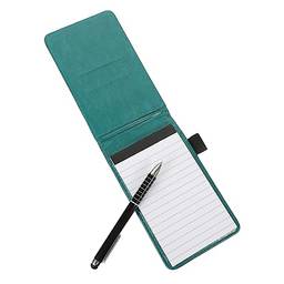 HAPINARY 1 Conjunto Mini Notebook Bolso De Couro Notebook Mini Notebooks Minúsculos Cadernos Pequenos Blocos De Anotações Em Branco Blocos De Notas Em Branco Imitação De Couro Verde