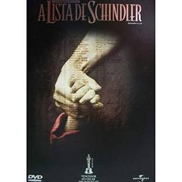 A lista de Schindler (1993), de Steven Spielberg. DVD duplo.