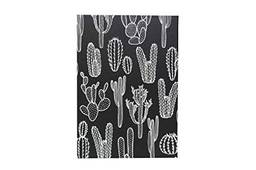 Bee Unique Coleção Time Lapse - Cactus - Caderno Com Capa Dura, A5, Preto E Branco