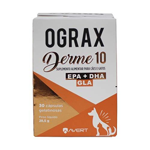 Ograx Derme 10 - Suplemento P/Cães E Gatos - 30 Cáps.