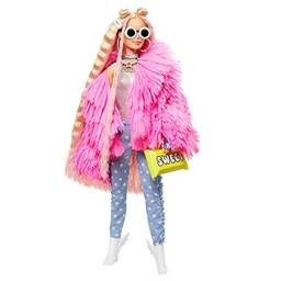 Mattel, Barbie Fashionista Extra Jaqueta Felpuda, Multicor