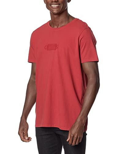 T-Shirt Bordado Peito, Guess, Masculino, Vermelho, M