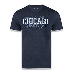 T-Shirt, Chicago White Sox, Masculino, Mescla Negro, G