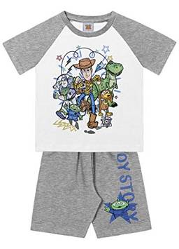 Camiseta Toy Story, Fakini, Criança Unissex, Branco, 1