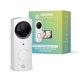 Smart Vídeo Porteiro Wi-Fi Positivo Casa Inteligente, Indoor e Outdoor, 720p Full HD, 30 FPS, áudio bidirecional, detecção de movimentos, visão noturna, Bivolt – Compatível com Alexa