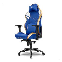 Cadeira Gamer Pichau Omega, Azul E Dourada, Pg-Omg-Blu01