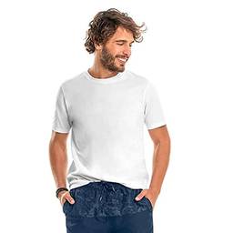 Camiseta Masculina Básica Rovitex Branco GG
