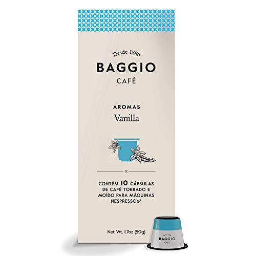 Cápsulas De Café Aroma Vanilla Baggio Café, Compatível Com Nespresso, Contém 10 Cápsulas