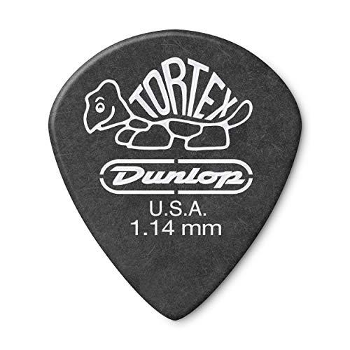 Dunlop 482P1.14 Tortex® Pitch Black Jazz III, 1,14 mm, pacote com 12