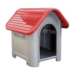 Casinha Vermelha Plástica para Cachorro Dog Home Número 3