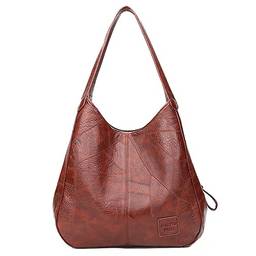 Bolsa de ombro bolsa feminina de couro macio bolsa de grande capacidade cor sólida bolsa simples
