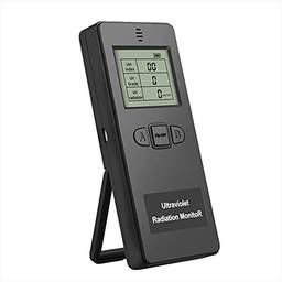 Romacci Detector de radiação ultravioleta digital portátil Medidor ultravioleta UVI Medidor de radiômetro Teste de equipamento de proteção